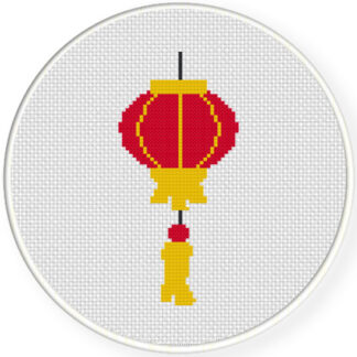 Chinese Lantern Cross Stitch Pattern
