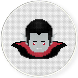 Charts Club Members Only: Cute Dracula Cross Stitch Pattern
