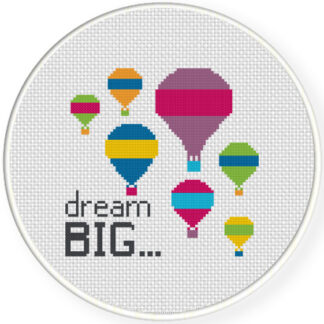 Charts Club Members Only: Dream Big Cross Stitch Pattern