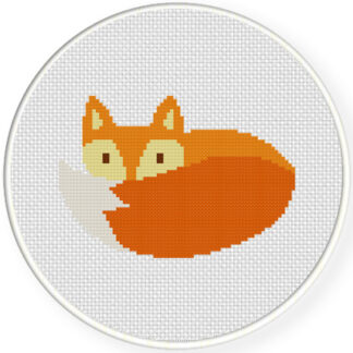 Fox Tail Cross Stitch Pattern