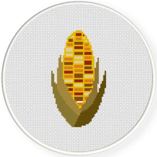 Harvest Corn Cross Stitch Pattern