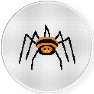 Charts Club Members Only: Incy Wincy Spider Cross Stitch Pattern