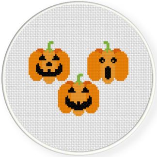 Jack O Lanterns Cross Stitch Pattern – Daily Cross Stitch