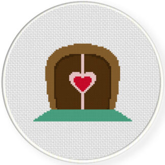 Love Door Cross Stitch Pattern