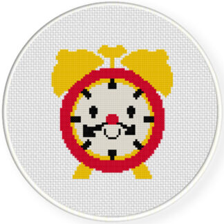 Mr. Clock Cross Stitch Pattern