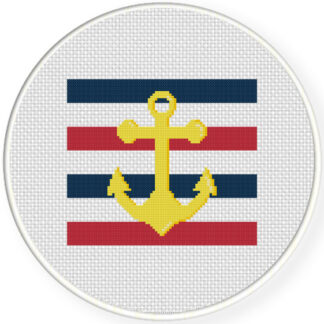 Nautical Anchor Cross Stitch Pattern