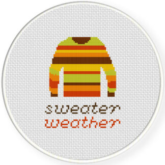 Charts Club Members Only: Sweater Weather Cross Stitch Pattern