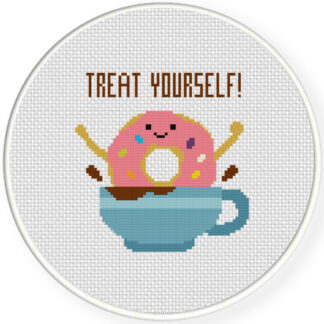 Treat Yourself! Cross Stitch Pattern
