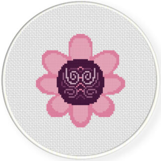 Charts Club Members Only: Tribal Flower Cross Stitch Pattern