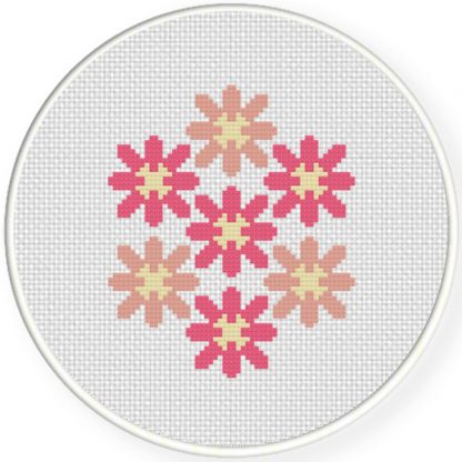 Beautiful Flowers Cross Stitch Pattern – Daily Cross Stitch
