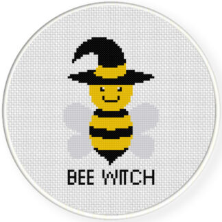 Charts Club Members Only: Bee Witch Cross Stitch Pattern