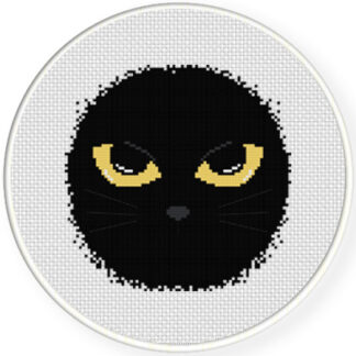Cat Eyes Cross Stitch Pattern