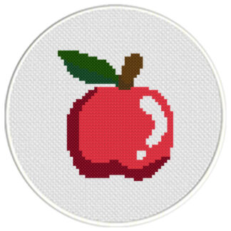 Charts Club Members Only: Delicious Apple Cross Stitch Pattern