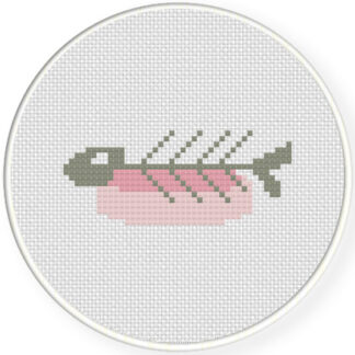 Fish Bone Cross Stitch Pattern