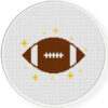 Football Star Cross Stitch Pattern – Daily Cross Stitch