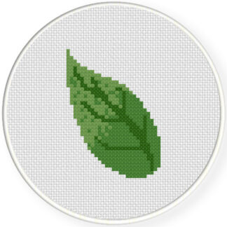 Leaf Cross Stitch Pattern