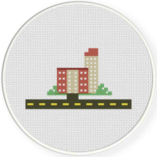 Charts Club Members Only: Road To Work Cross Stitch Pattern