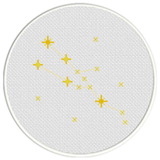 Taurus Constellation Cross Stitch Pattern