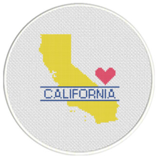 Charts Club Members Only: California Love Cross Stitch Pattern