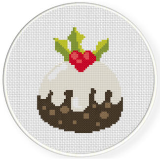 Charts Club Members Only: Christmas Pudding Cross Stitch Pattern