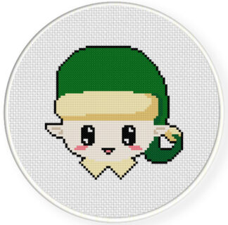 Charts Club Members Only: Cute Elf Cross Stitch Pattern