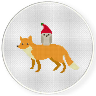 Charts Club Members Only: Fox And Owl Cross Stitch Pattern