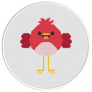 Happy Bird Cross Stitch Pattern