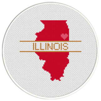 Charts Club Members Only: Illinois Cross Stitch Pattern