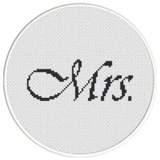 Charts Club Members Only: Misses Cross Stitch Pattern