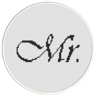 Mister Cross Stitch Pattern