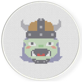 Charts Club Members Only: Orc Girl Cross Stitch Pattern