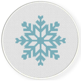 Snow Flake Cross Stitch Pattern