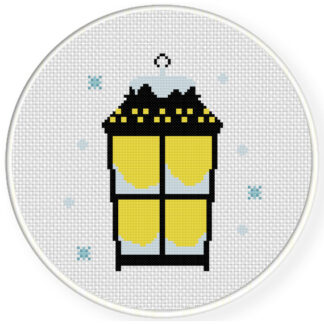 Christmas Lantern Cross Stitch Pattern