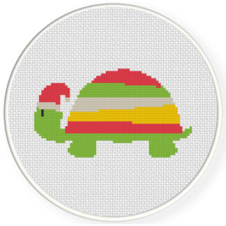 Christmas Turtle Cross Stitch Pattern