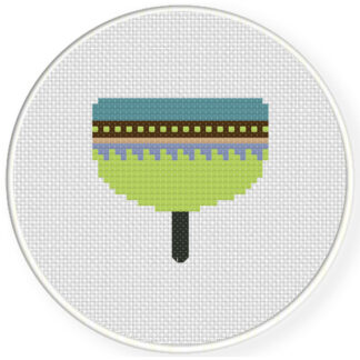 Colorful Top Toy Cross Stitch Pattern