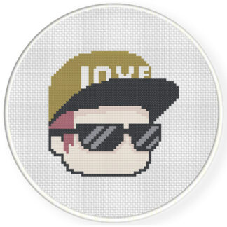Charts Club Members Only: Cool Kid Cross Stitch Pattern