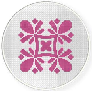 Charts Club Members Only: Damask Design Pattern 02 Cross Stitch Pattern