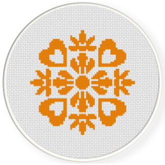 Damask Design Pattern 04 Cross Stitch Pattern