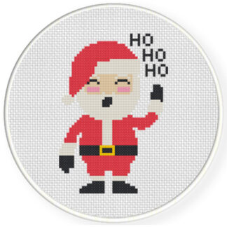Charts Club Members Only: Happy Santa Claus Cross Stitch Pattern