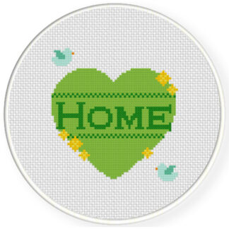 Home Heart Cross Stitch Pattern