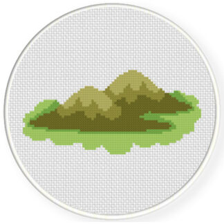 Charts Club Members Only: Mountains Cross Stitch Pattern