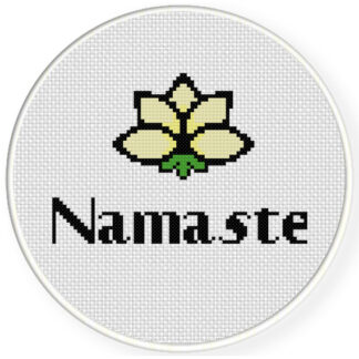 Namaste Cross Stitch Pattern