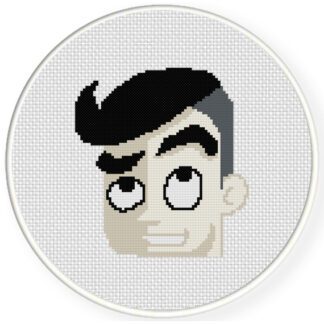 Charts Club Members Only: New Haircut Boy Cross Stitch Pattern
