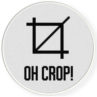 Oh Crop! Cross Stitch Pattern