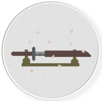 Charts Club Members Only: Sakura Leaves And Samurai Cross Stitch Pattern