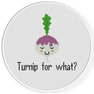 Turnip For What Cross Stitch Pattern