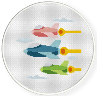 Charts Club Members Only: Air Squadron Cross Stitch Pattern