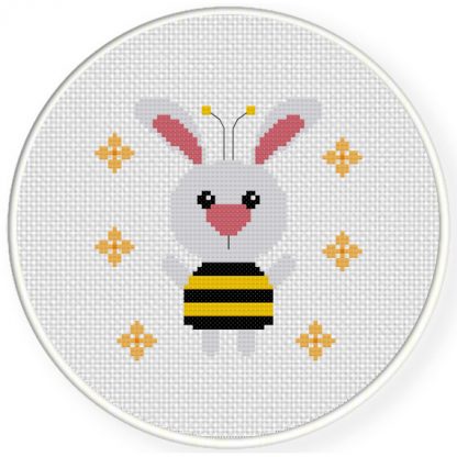 Bumble Bunny Cross Stitch Pattern – Daily Cross Stitch