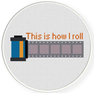 Charts Club Members Only: Camera Film Cross Stitch Pattern