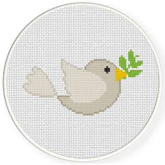 Charts Club Members Only: Dove Cross Stitch Pattern